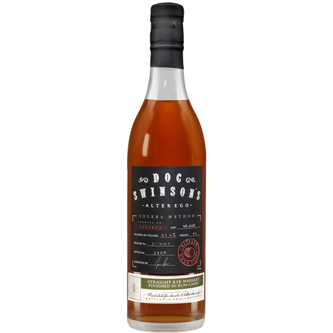 Doc Swinson's Alter Ego Solera Method Rye (Finished in Rum Casks)