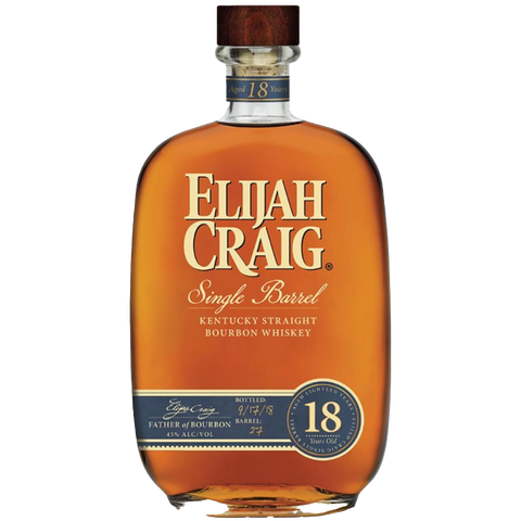 Elijah Craig 18 Year Single Barrel Bourbon