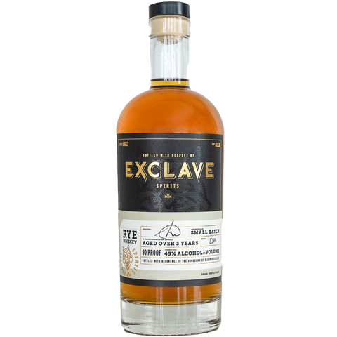 Exclave Spirits Small Batch Rye 3 Year