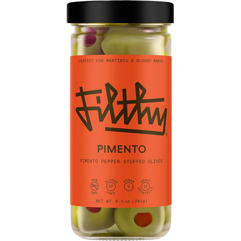 Filthy Foods Pimento Olives (Glass Jar)