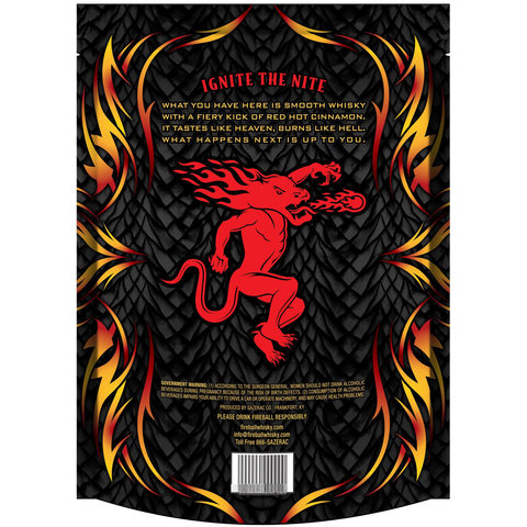 Fireball Cinnamon Whisky Trick or Treat Bag