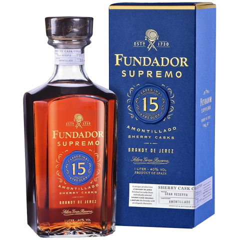 Fundador Supremo 15 Year Spanish Brandy