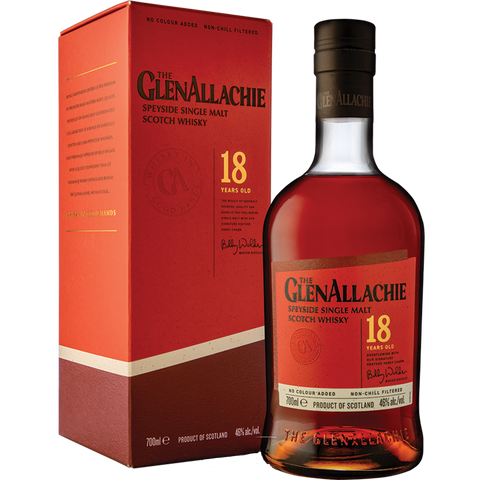 GlenAllachie 18 Year Single Malt Scotch