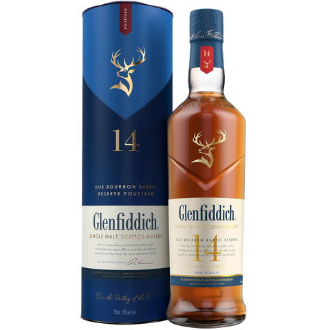 Glenfiddich 14 Year Bourbon Barrel Reserve Whiskey