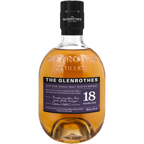 Glenrothes 18 Year Old Single Malt Scotch