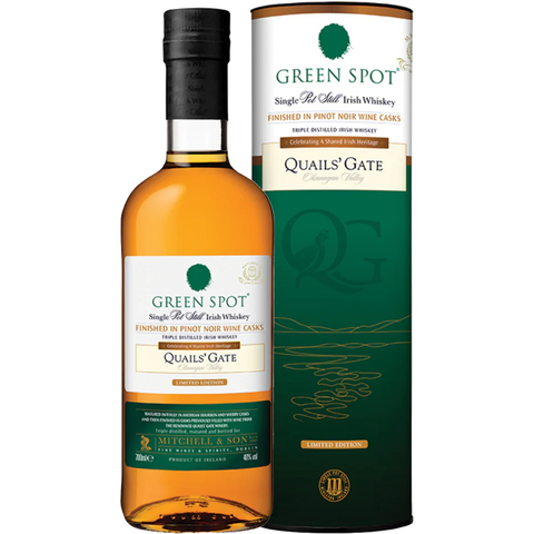 Green Spot Quails' Gate Irish Whiskey