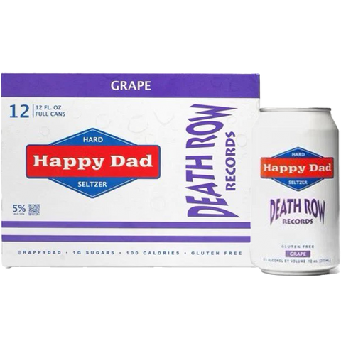 Happy Dad X Death Row Records Grape Hard Seltzer 12 Pack By The Nelk Boys