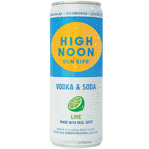 High Noon Lime Hard Seltzer (4 Pack) 355ml