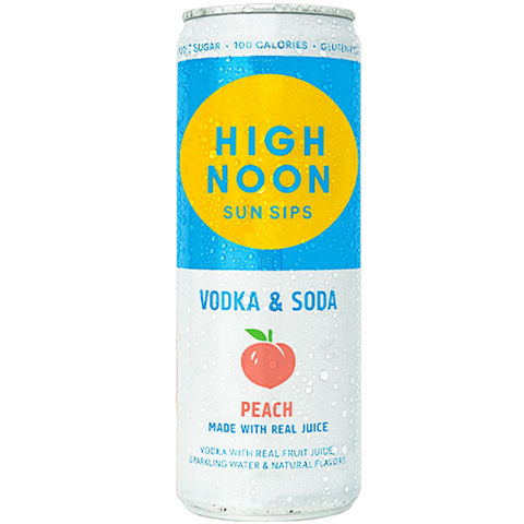 High Noon Peach Hard Seltzer (4 Pack) 355ml