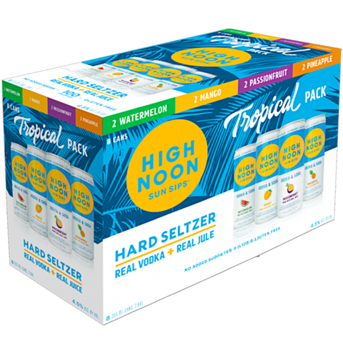 High Noon Tropical Variety Hard Seltzer (8 Pack) 355ml