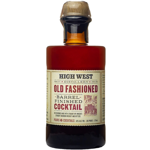 High West Barrel Aged Old Fashioned Cocktail 375ml