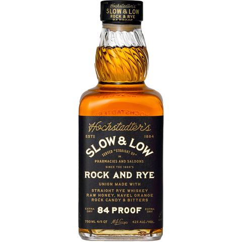 Hochstadter's Slow & Low Rock and Rye 84 Proof Whiskey