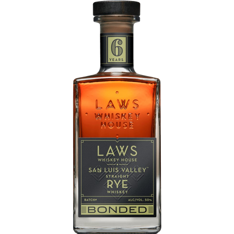 Laws Whiskey House Bottled in Bond Rye (6 Year)