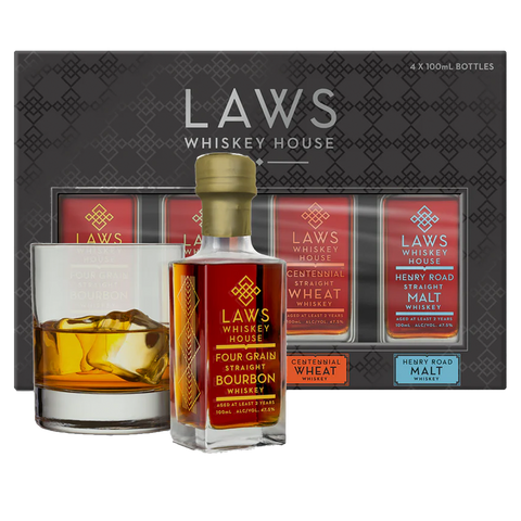 Laws Whiskey House Set (4 Pack) 100ml