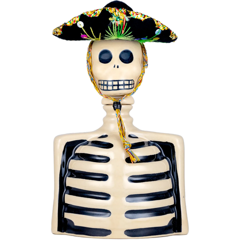 Los Azulejo Skelly Anejo Tequila