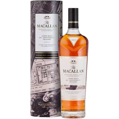 Macallan James Bond 60th Anniversary Release Decade III