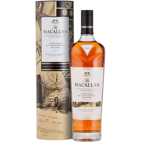 Macallan James Bond 60th Anniversary Release Decade V