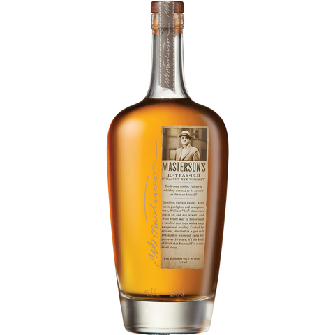 Masterson's 10 Year Straight Rye Whiskey
