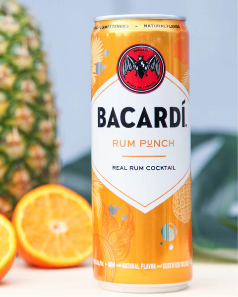 Bacardí Rum Punch Cans (4 Pack)