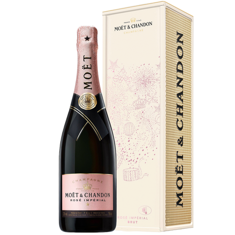 Moët & Chandon Rosé Impérial with Metal Gift Box