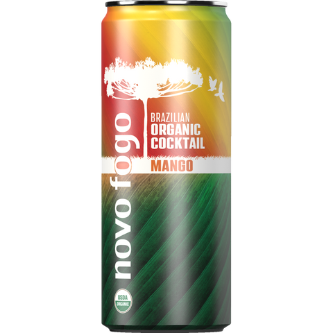 Novo Fogo Sparkling Caipirinha Mango and Lime Cocktail (4 Pack)