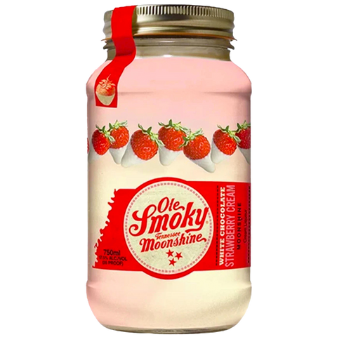 Ole Smoky White Chocolate Strawberry Cream Moonshine