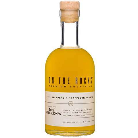 On The Rocks The Jalapeño Pineapple Margarita 375ml