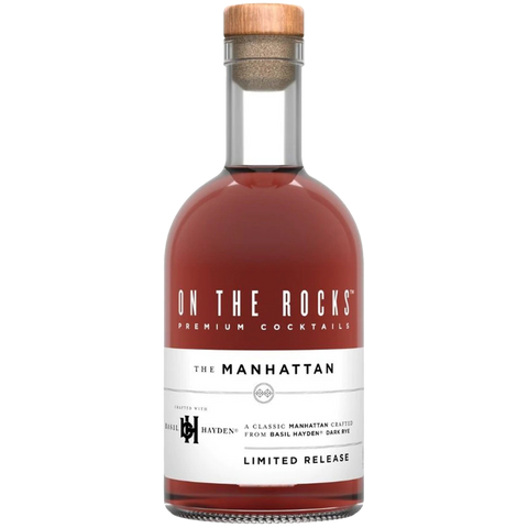 On the Rocks Premium Cocktail Basil Hayden Manhattan 375ml