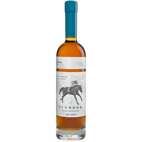 Pinhook High Proof Hard Rye Guy Strength Rye Whiskey