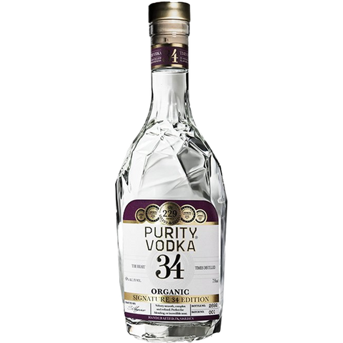 Purity 34 Organic Vodka