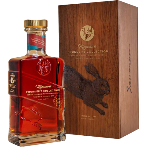 Rabbit Hole Mizunara Founder’s Collection 15 Year Old Kentucky Bourbon Finished in Japanese Oak