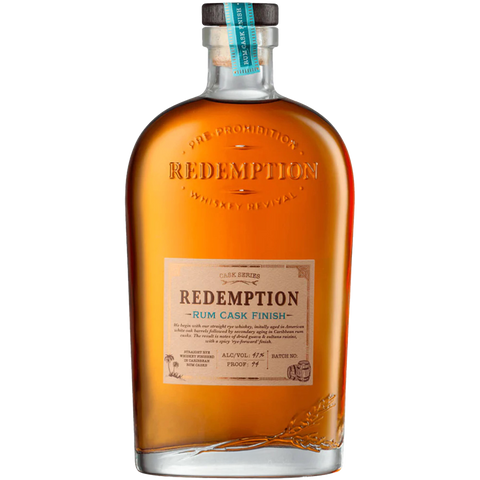 Redemption Rum Cask Finish Straight Rye Whiskey