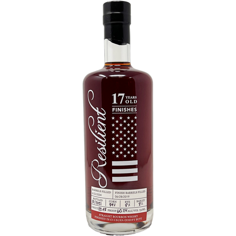 Resilient 17 Year Tennessee Whiskey- Oloroso Sherry Butt