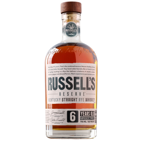 Russell's Reserve Rye 6 Year Whiskey