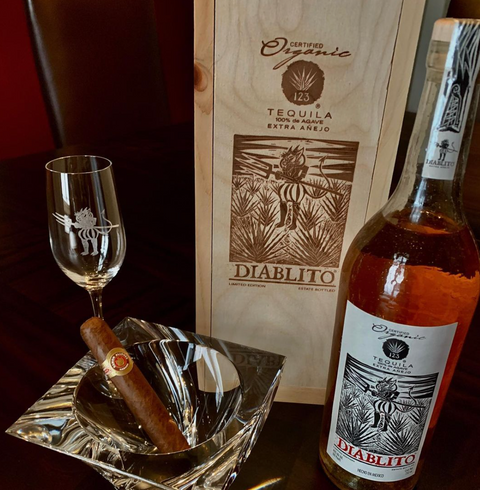 123 Organic Extra Añejo (Diablito) Tequila