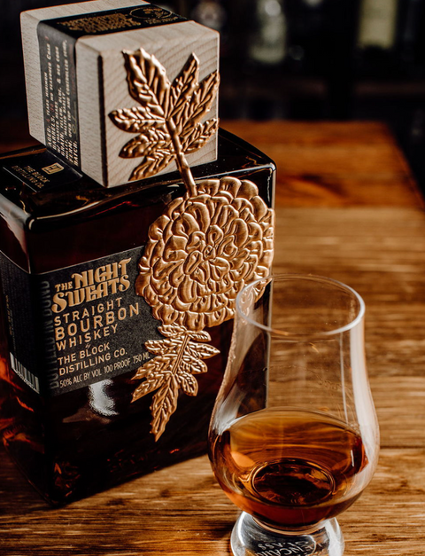 The Block Distilling Co The Night Sweats 4 Year Bourbon