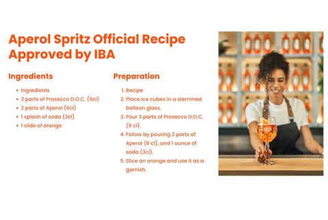 Aperol Aperitivo Original Recipe 750ml
