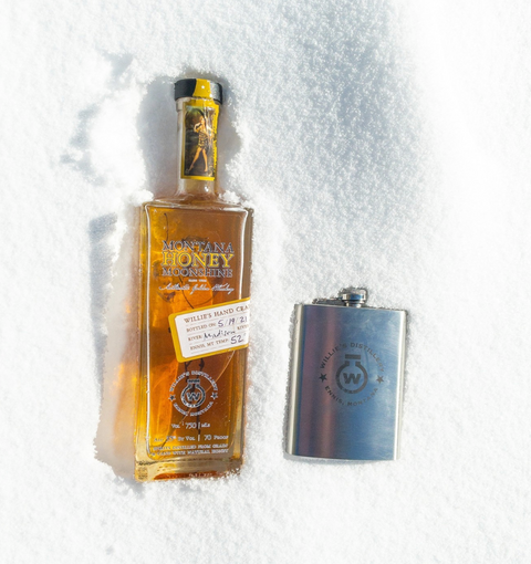 Willie's Distillery Montana Honey Moonshine