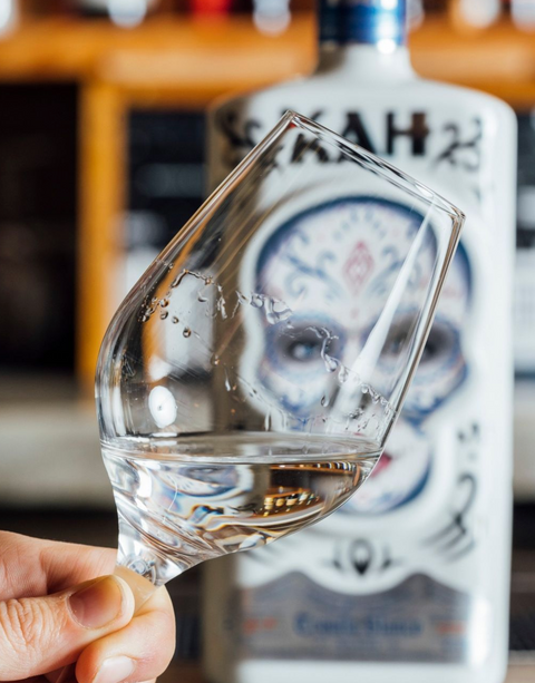 Kah Blanco White Ceramic Tequila