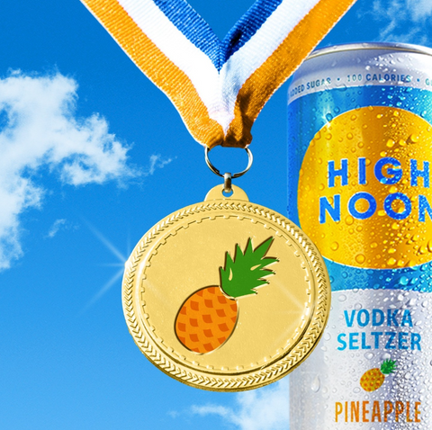 High Noon Pineapple Hard Seltzer (4 Pack) 355ml