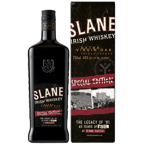 Slane Irish Extra Virgin Oak Triple Casked Special Edition The Legacy of 81 40th Anniversary