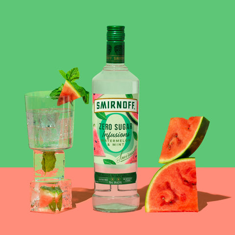 Smirnoff Zero Sugar Infusions Watermelon & Mint