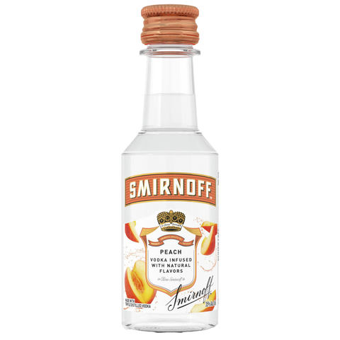 Smirnoff Peach Vodka 50ml Sleeve (10 bottles)