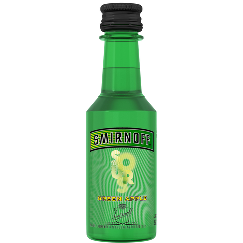 Smirnoff Sours Green Apple 50ml Sleeve (10 bottles)