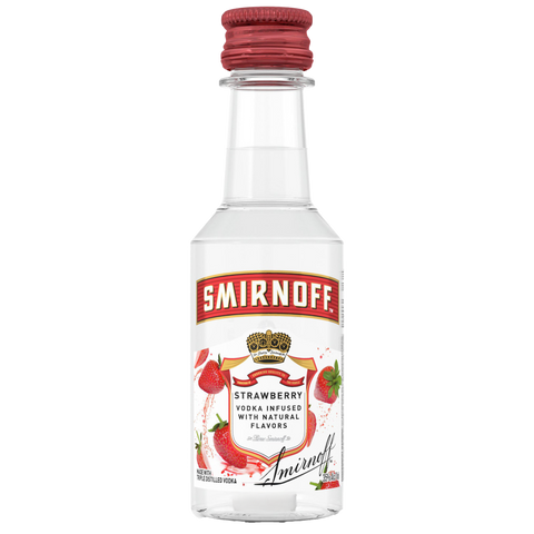 Smirnoff Strawberry Vodka 50ml Sleeve (10 bottles)