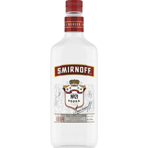 Smirnoff Vodka Flask Plastic