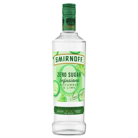 Smirnoff Zero Infusions Cucumber & Lime