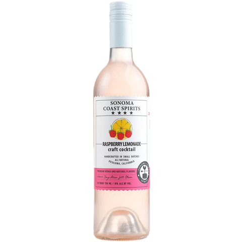 Sonoma Coast Raspberry Lemonade Cocktail (Ready to Serve)