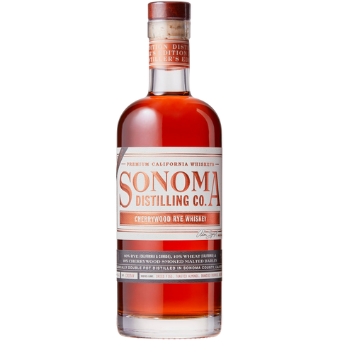 Sonoma Distilling Smoked Cherrywood Rye Whiskey