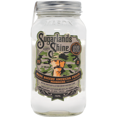Sugarlands Shine Mark Rogers' American Peach Moonshine